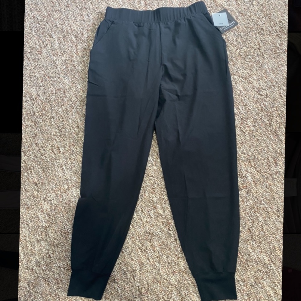 Cycle House black joggers, size L